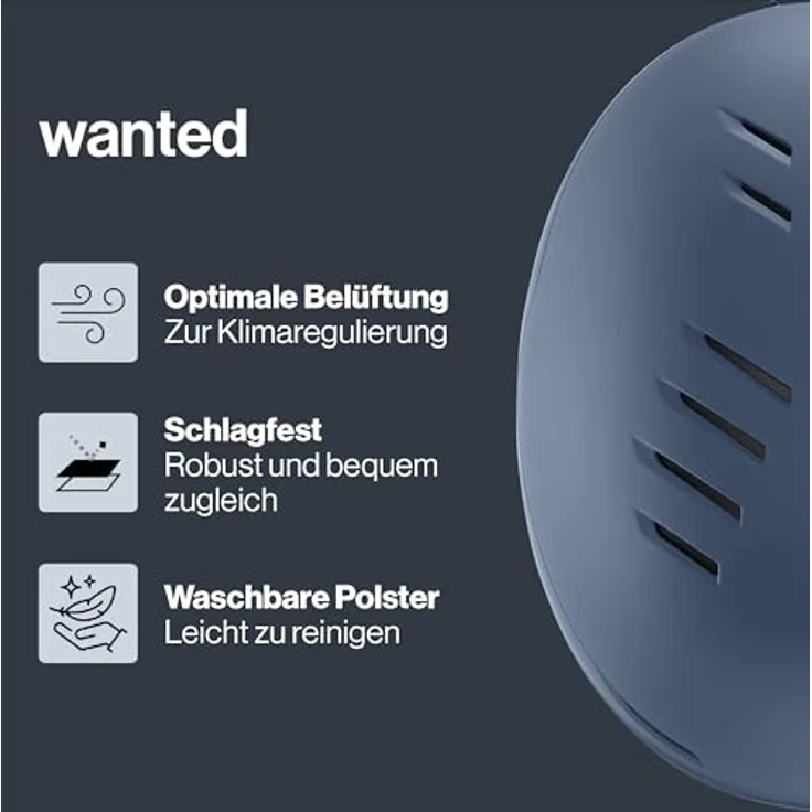 Uvex Wanted, Skihelm für Damen und Herren mit individuellem Größenanpassungssystem, Dusk matt, 54-58 cm, schlagfest und stoßabsorbierend – Bild 2
