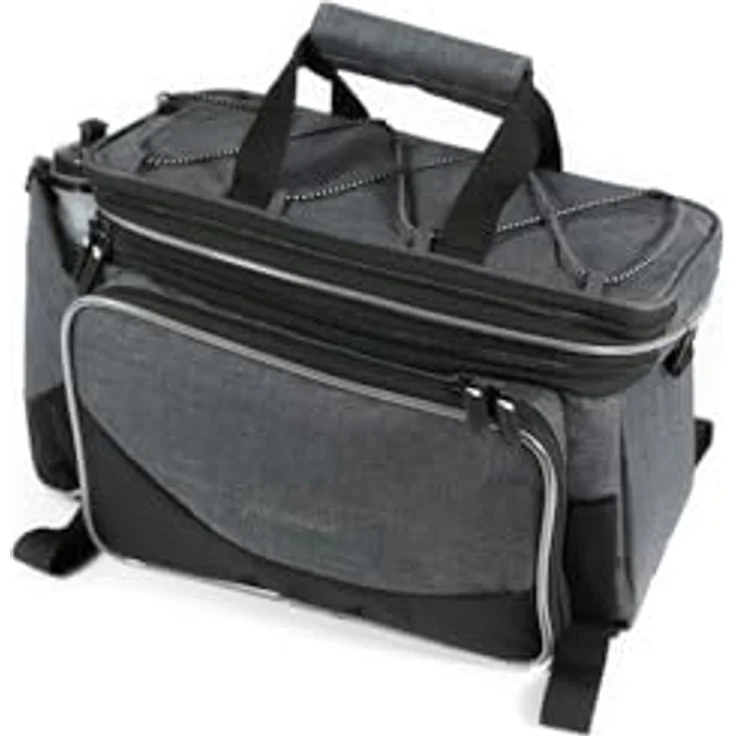 Haberland Unisex – Erwachsene Flexibag Top Gepäckträgertasche, Schwarz, 40 x 24 x 22 cm – Bild 2