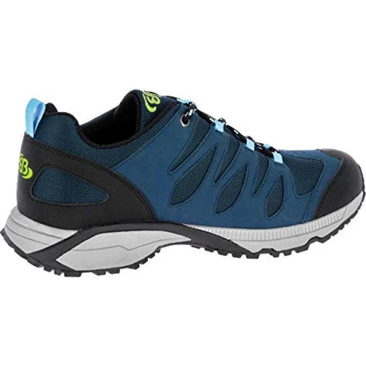 Brütting Herren Wanderschuhe, robuste Outdoorschuhe aus Synthetik, Schnürverschluss, Größe 43, Blau – Bild 4