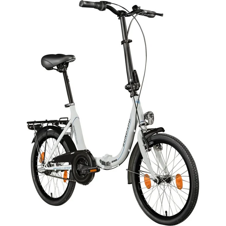 Zündapp ZF40 Klapprad, 20 Zoll, 3 Gang Nabenschaltung, Tiefeinsteiger, schwarz, STVZO geeignet