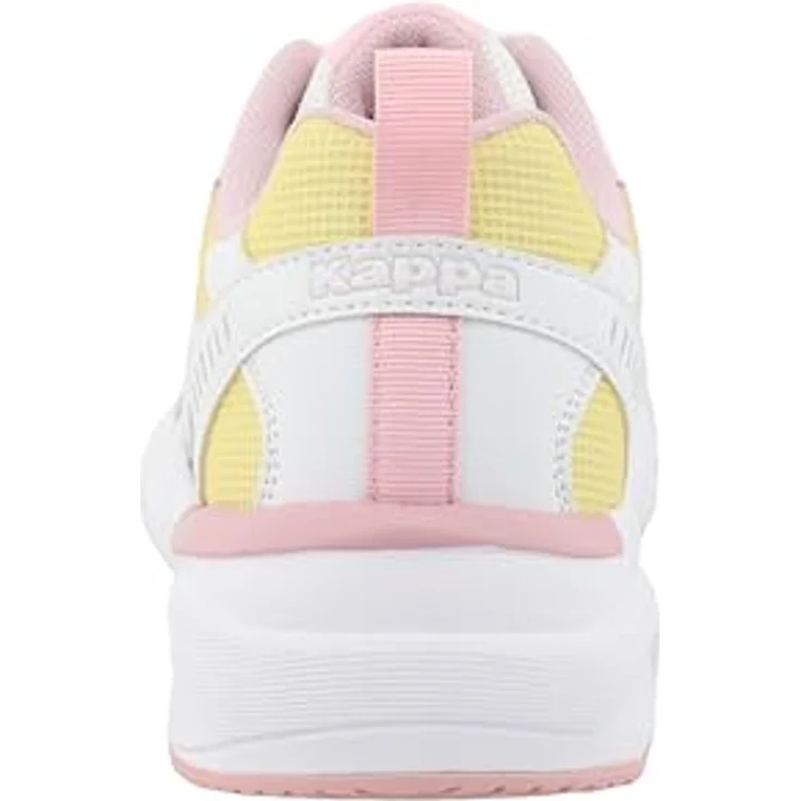 Kappa Hauke Damen Trainingsschuhe, Weiße Laufschuhe mit rutschfester Gummisohle, Schuhgröße 39 EU – Bild 5