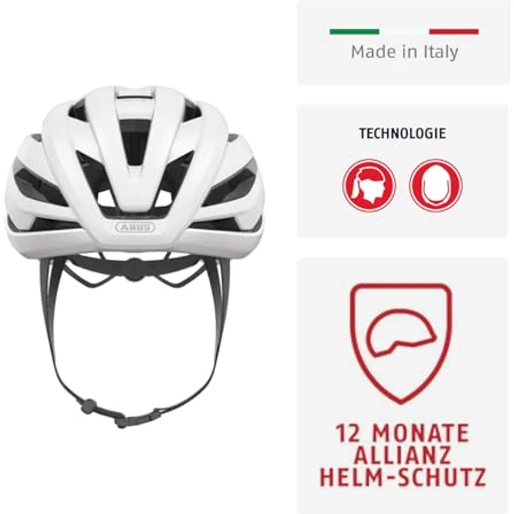 Abus StormChaser ACE, Velohelm (57 - 61 cm) mit präziser Belüftung und verstellbarem Verstellsystem – Bild 2