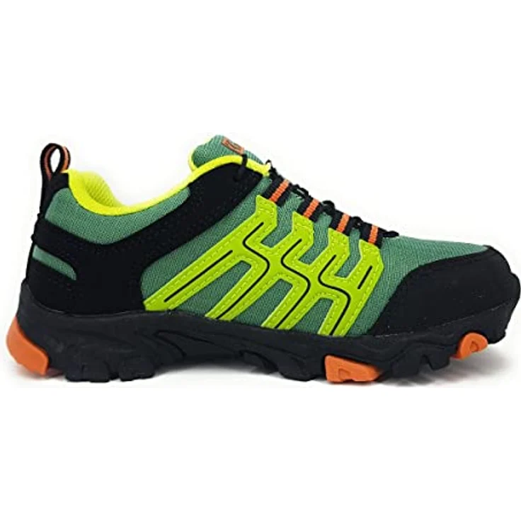 Kastinger Wanderschuhe, Wanderschuhe Kunstleder/Mesh, Größe 32 EU, grün, Gummizugverschluss – Bild 2