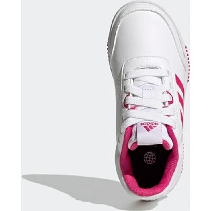 adidas Tensaur Sport Training Lace Schuh für Mädchen, Laufschuhe mit Non Marking Gummiaussensohle, 37 1/3, Weiss, nachhaltiges Obermaterial – Bild 3
