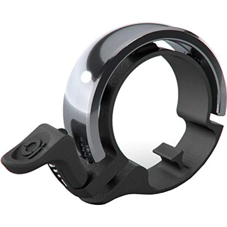 Knog Fahrradklingel Oi Classic Large 23,8-31,8 mm , Schwarz Silber – Bild 2