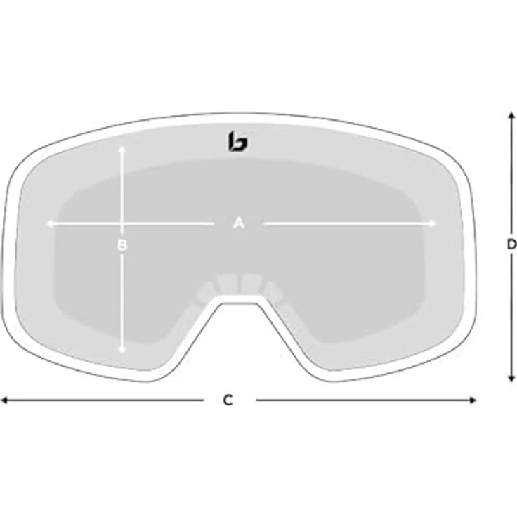 Bollé Kid's Nevada Jr Cat 2, Skibrille mit Doppelglas für verbesserten Sichtschutz, leicht und robust für Kinder – Bild 4