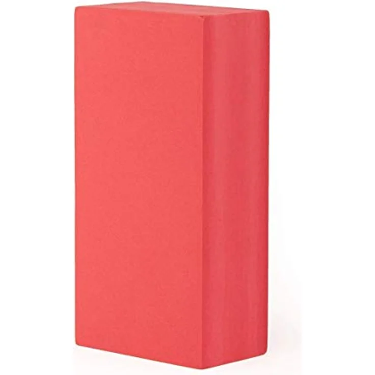 Yogaklotz ASANA BRICK, wein-rot, Yogablock, praktisches Yogazubehör, Yoga Hilfsmittel auch für Anfänger - Preisvergleich – Bild 1