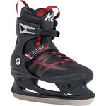 K2 Skates Herren Schlittschuhe F.I.T. ICE, Stabilität Plus Cuff, rostfreie Kufen, wasserabweisend, schwarz-rot