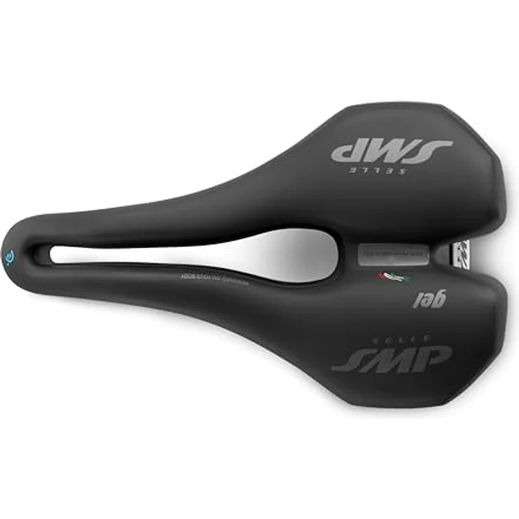 WIKUS SMP Unisex Selle E-TRK Rennradsattel, schwarz, für Sitzknochenbreiten 9—15 cm, 277x162mm, 490g – Bild 3