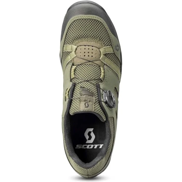 SCOTT Sport Crus-r BOA Fahrradschuhe, leicht, flexibel und robust, grün/schwarz, Größe 42.0 – Bild 4