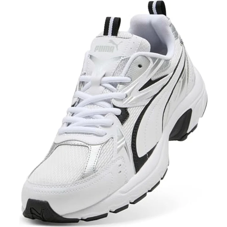 PUMA Milenio Tech Laufschuhe, bequeme Passform mit SOFTFOAM+ und IMEVA, Weiß, EU 44 – Bild 5