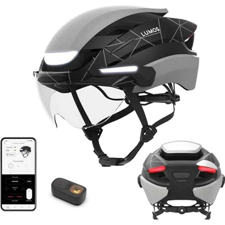 Lumos Helmet Ultra E-Bike Stadthelm, CO-LED Beleuchtung, Schwarz M-L – Bild 1