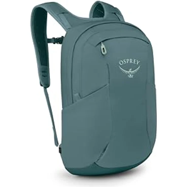 Osprey Farpoint Fairview Travel Daypack 15L, Freizeitrucksack mit Laptopfach, modular und leicht, Cascade Blue/Torrent Blue blaugrau – Bild 1
