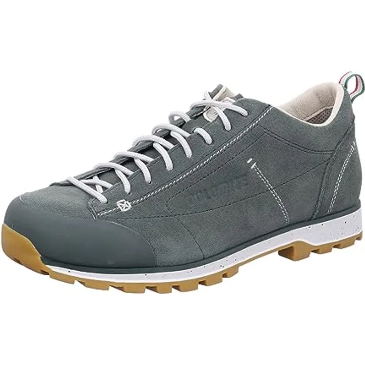 Dolomite DOL Shoe 54 Low Evo, Wanderschuh aus LWG-zertifiziertem Wildleder, recyceltem Mesh und Vibram-Laufsohle, Thyme Green, Größe 10.5 UK