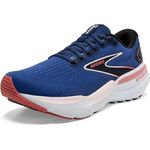 Brooks Glycerin GTS 21, Damen Laufschuhe mit überragender Dämpfung und Unterstützung, blau/icy pink/rose, Größe 38.5