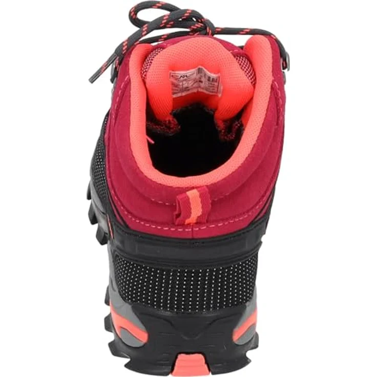 CMP Campagnolo Rigel WP, Damen Wanderschuhe, wasserfest, rot, Größe 36, maximale Knöchelstütze und CMP FullOn GRIP-Sohle – Bild 5