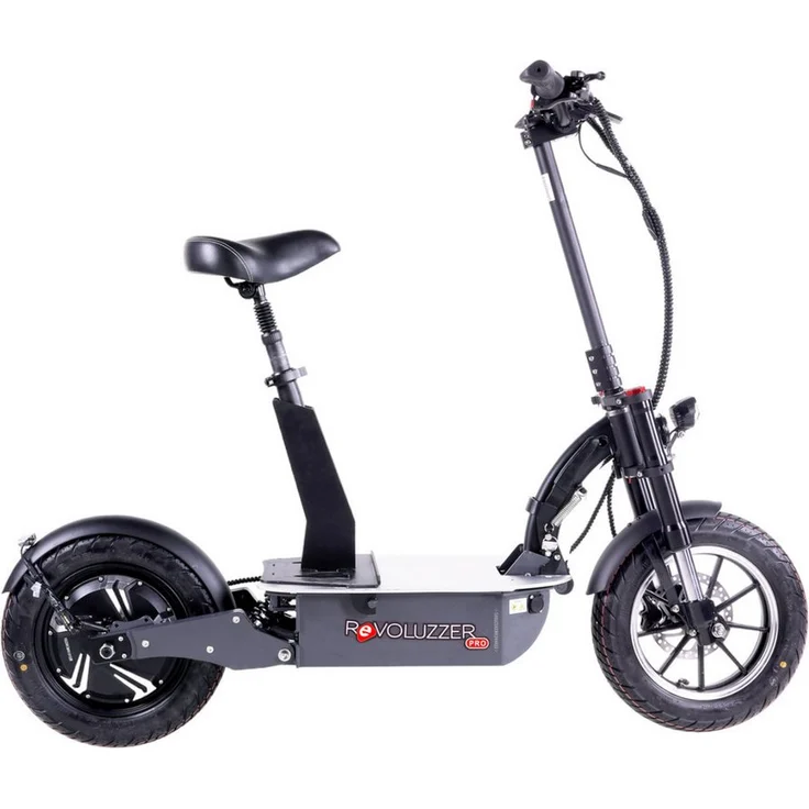 ENEWAY Revoluzzer 4.0 PRO, E-Scooter mit 1600 W Motor, 45 km/h, 48V 18Ah, Grau