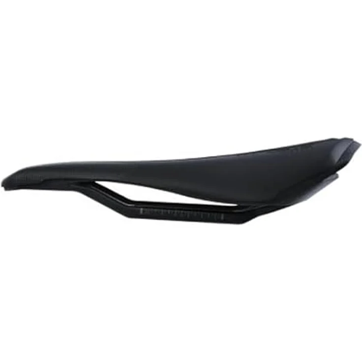 PRO Velosattel, handgefertigter Fahrradsattel mit anatomischem Ausschnitt und Vollcarbon-Schale, schwarz – Bild 3