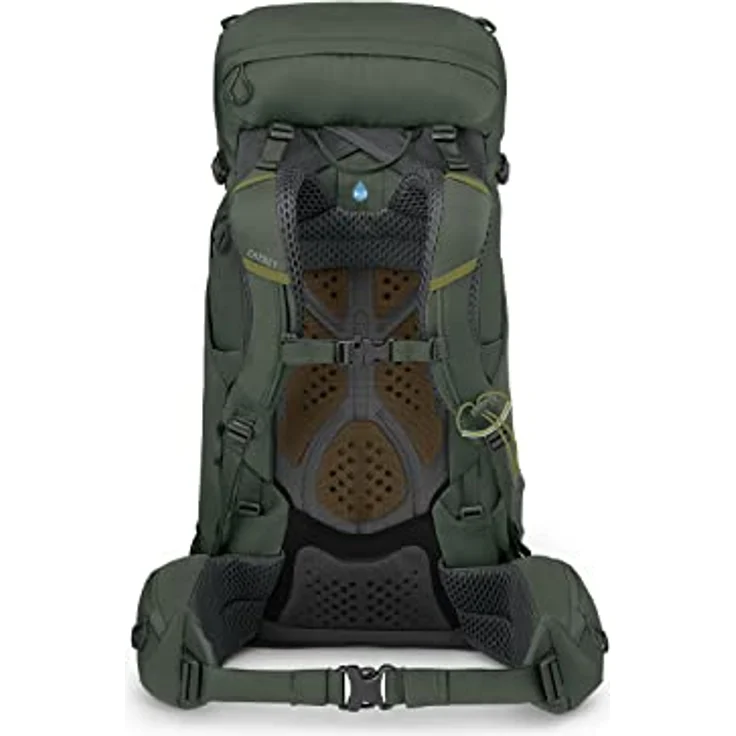 Osprey Kestrel 38 Bonsai Green S/M, Wanderrucksack mit integrierter Regenhülle und verstellbarer AirScape Rückenplatte – Bild 5