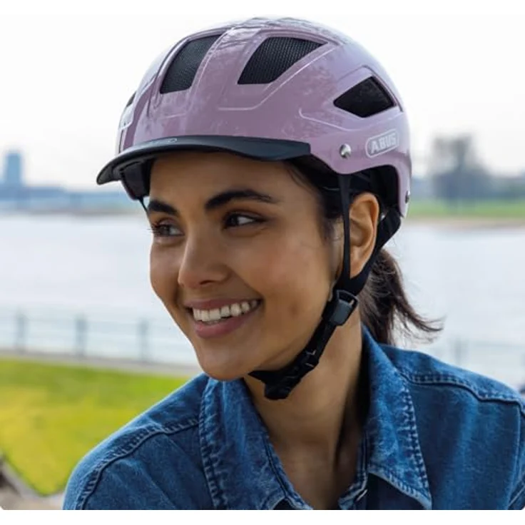 Abus Hyban 2. 0 Fahrradhelm - Blau 56 - 61 cm – Bild 7