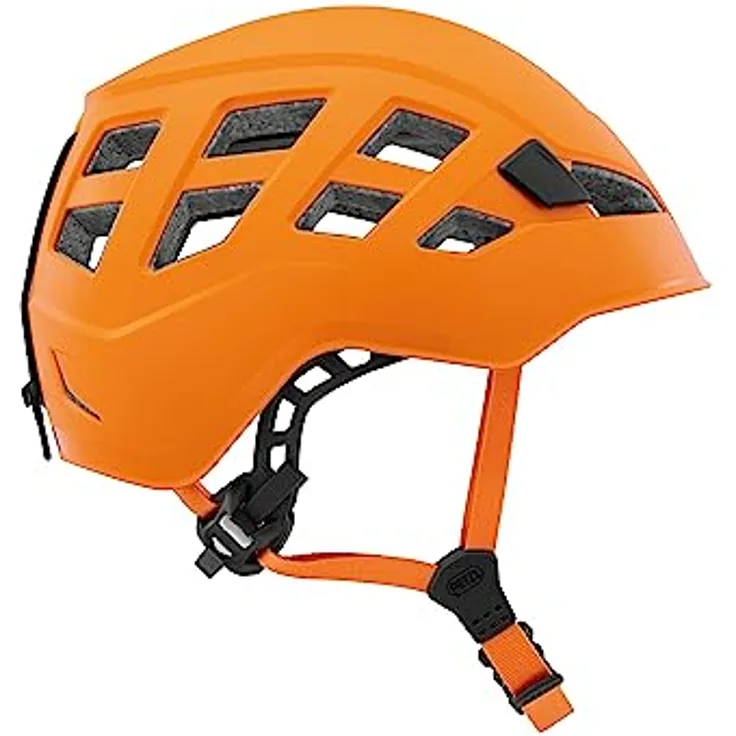 Petzl Boreo Helm Größe M/L, Kletterhelm aus ABS mit Innenschalen aus EPP und EPS, orange