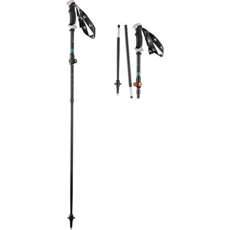 McKinley Damen Whytehike Fold D Wander-Stock, hohe Qualität, anthrazit/weiß/silber, one size