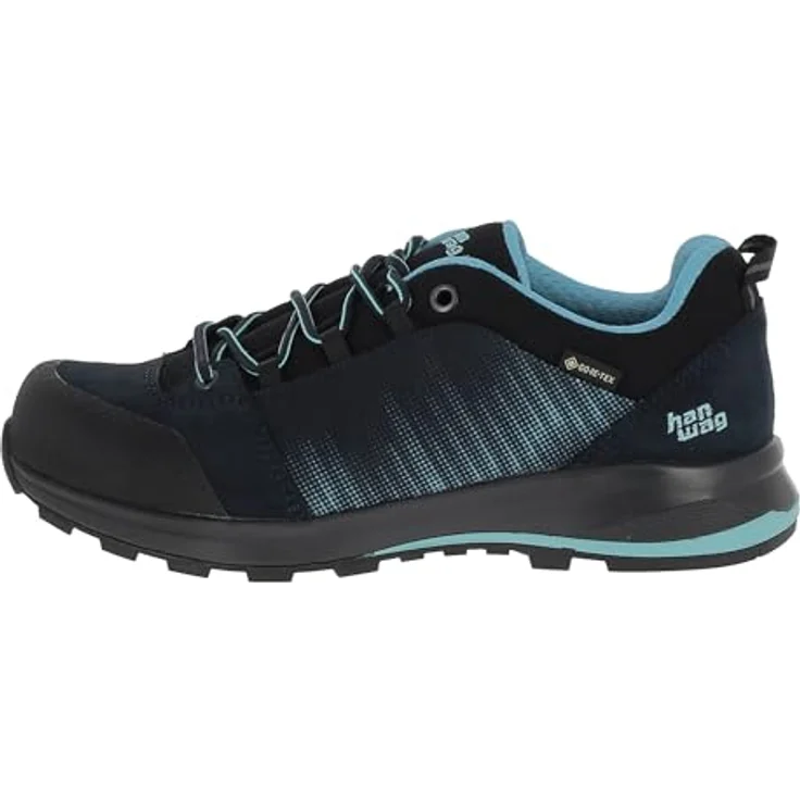 Hanwag Klarsby Low Bunion GTX, Wanderhalbschuh für Damen mit GORE-TEX-Membran, navy/sky, Größe 39 – Bild 2