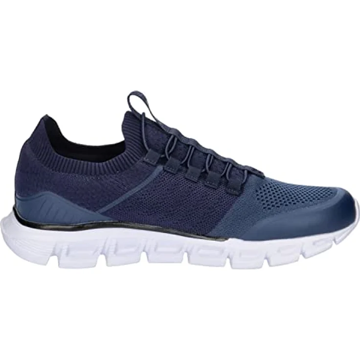 JAKO Unisex Sneaker Premium Knit, Laufschuhe mit ShockAbsorb EVA-Zwischensohle, atmungsaktivem AirFlow Mesh und Ortholite-Einlagen, marine/darkblue, Größe 46 – Bild 8