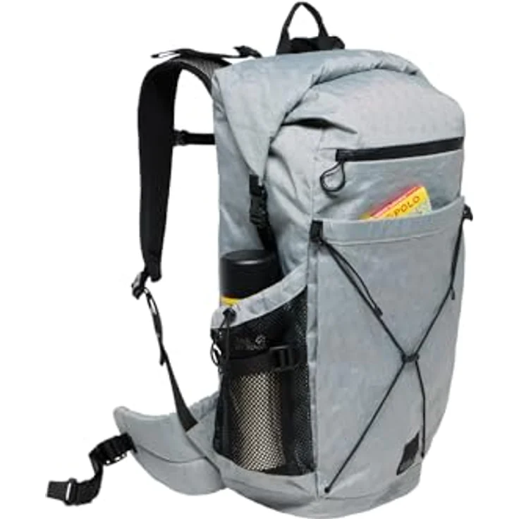 Jack Wolfskin WANDERMOOD ROLLTOP 30, Wanderrucksack mit Roll-Top und gepolstertem Laptopfach, blau – Bild 5