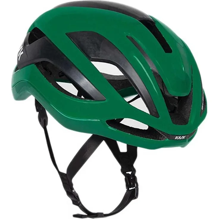 Kask Elemento WG11 Helm, Performance-Fahrradhelm mit verbesserter Aerodynamik und Belüftung, Grün M (52-58 cm)