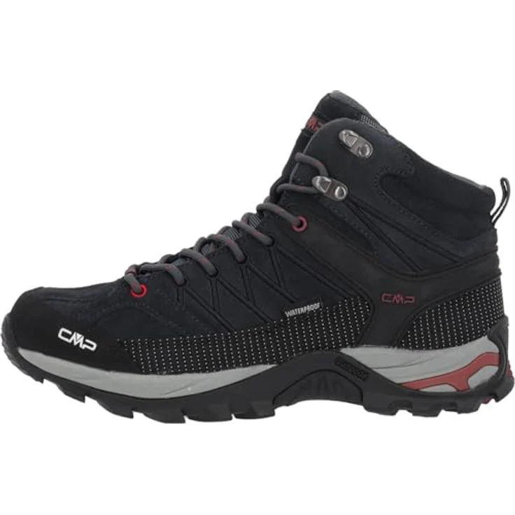 CMP Campagnolo Rigel Mid WP, Herren Wanderschuhe, Trekking Schuhe mit Kevlar und EVA-Zwischensohle, Blau, Größe 43 – Bild 2