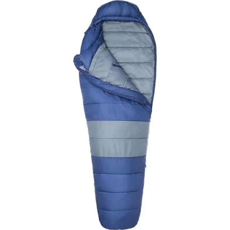 Marmot Trestles Elite Eco 20, Kunstfaserschlafsack mit Wärmekragen und Zwei-Wege-Reißverschluss, recycelt – Bild 2