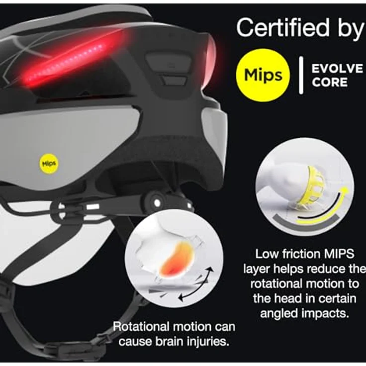 Lumos Ultra E-Bike Helm MIPS, mit integrierten Blinklichtern und USB-C-Ladung, Größe 54-61 cm – Bild 5