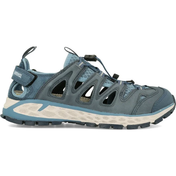 Meindl Brindisi Lady C fit® PW, Outdoorschuh für Damen, Jeans Hellblau, komfortable Passform, atmungsaktives Obermaterial, herausnehmbares Fußbett – Bild 1