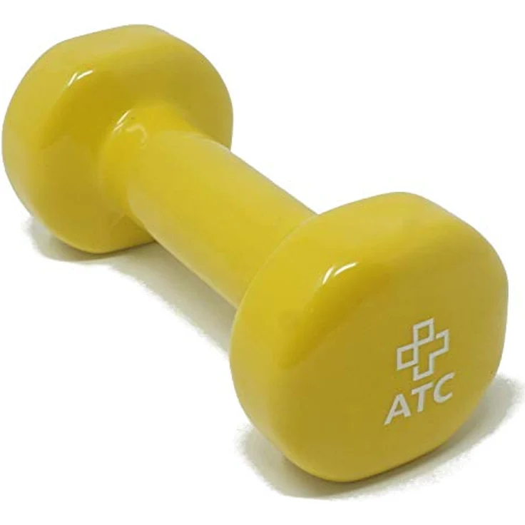 ATC Handels GmbH Hanteln aus Vinyl 1 Paar – Kurzhanteln, Kurzhantelset, Krafttraining, kleine Hanteln für Gymnastik, Rehasport, Fitness und Aerobic, 0,5 kg – Bild 2
