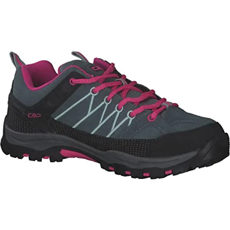 CMP KIDS RIGEL LOW WP TREKKING SHOES, wasserdichte Wanderschuhe mit verstärktem Material und schnellverschluss, Lila, EU 32 – Bild 9