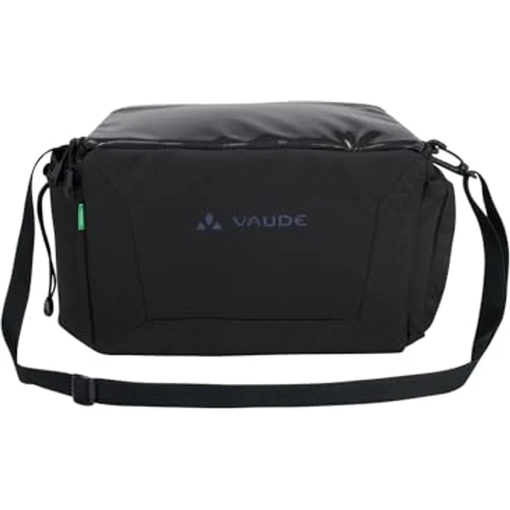 VAUDE eBox Lenkertasche, KLICKfix ready, 6 Liter Volumen, wasserabweisend, inkl. Schultergurt, schwarz – Bild 5