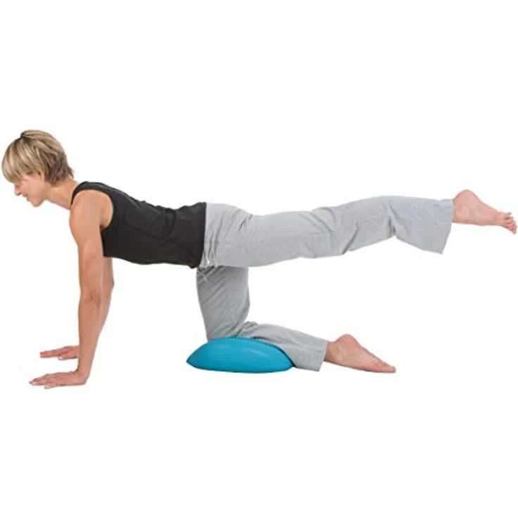 Togu Dynair Ballkissen, türkis, 33 cm - Luftgefülltes Balancekissen für starken Rücken und mehr Balance – Bild 5