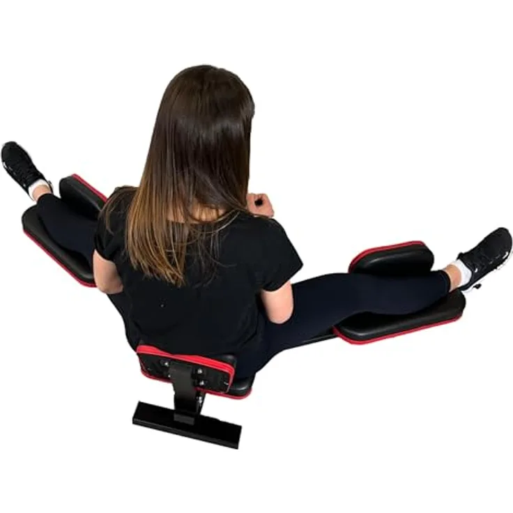 Professionelle Bein-Spreizer zur Dehnung der Adduktoren bis über 180°, Bein-Streckmaschine, Spagat-Trainer für Beine – Ideal für Kampfsport und Ballett und tägliches Training