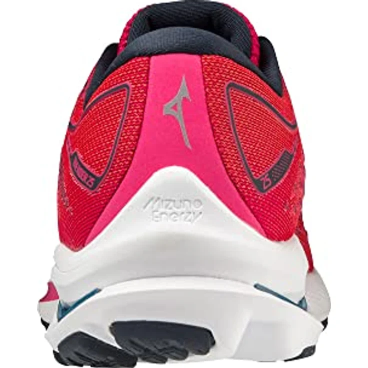 Mizuno Wave Rider 25, Laufschuhe für Damen mit Mizuno Enerzy und X10 Laufsohle, Rot, Größe 38 – Bild 6