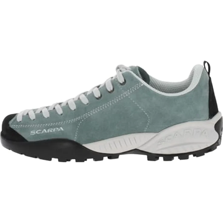 Scarpa MOJITO, Flache Wanderschuhe aus wasserabweisendem Wildleder, Blau, 360 g, Vibram®-Außensohle mit hervorragendem Grip – Bild 4
