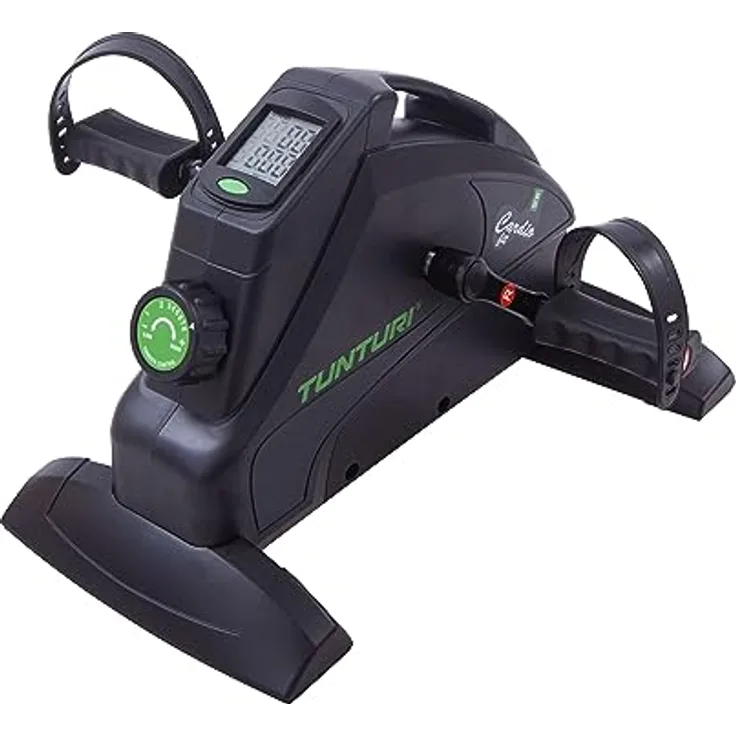 Tunturi Cardio Fit M35 Mini Bike Heimtrainer / Pedaltrainer / Arm- und Beintrainer / Minifahrrad / Bewegungstrainer für Senioren mit Magnetbremssystem und LCD-Bildschirmanzeige - Schwarz - Preisvergleich