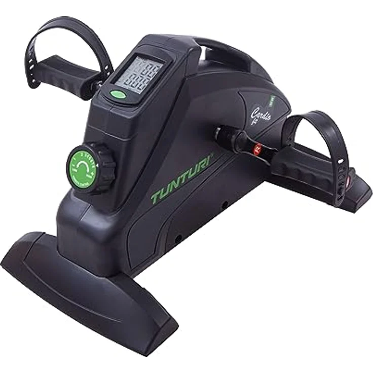 Tunturi Cardio Fit M35 Mini Bike Heimtrainer / Pedaltrainer / Arm- und Beintrainer / Minifahrrad / Bewegungstrainer für Senioren mit Magnetbremssystem und LCD-Bildschirmanzeige - Schwarz - Preisvergleich – Bild 1