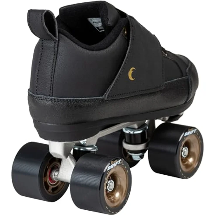 Chaya Jam Rollerskates, Rollschuhe mit Galaxy-Platte Evo, ABEC 9 Lagern, schwarz, Größe 41, individuell gestaltbar mit austauschbaren Flaps – Bild 3