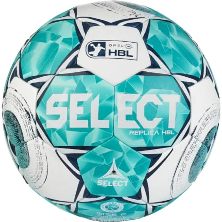 Select Handball Replica v26, Trainingsball in Weiß/Blau, Größe 2 für die Saison 2026/2027 – Bild 2