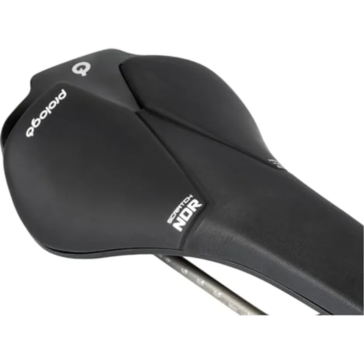 Prologo Scratch NDR, Fahrradsattel mit Carbon-Rails, Active Density-Technologie und rutschfester Mikrofaser-Oberfläche, schwarz – Bild 3