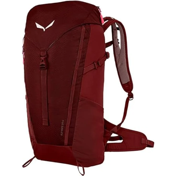 Salewa Alp Mate 24L Rucksack Damen, Rot - Wander- und Trekkingrucksack mit Dry Back Air-Tragesystem – Bild 3