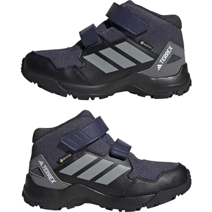 adidas TERREX SKYCHASER MID GORE-TEX KIDS E, wasserdichter Wanderschuh mit Klettverschlüssen und Traxion Gummiaußensohle – Bild 7