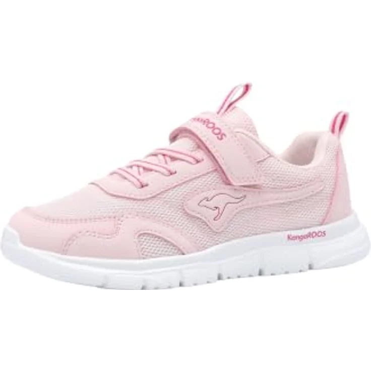 KangaRoos K-ETK Rooz EV Sportschuhe für Kinder, Laufschuhe, Größe 33 EU, Frost Pink/Daisy Pink, mit Klettverschluss und Gummi-/Synthetiksohle – Bild 1