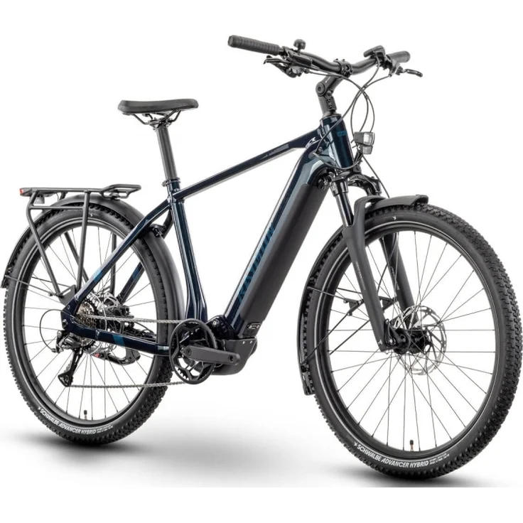 RAYMON Tourray 720 Diamant Trekkingbike mit Yamaha PW-S2 Motor, Aluminiumrahmen und Shimano Acera 8-Gang Schaltung, nebularblue